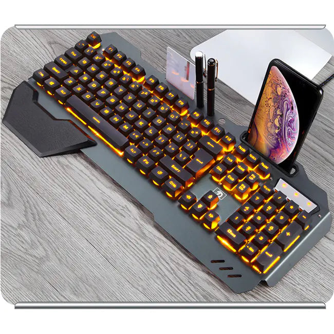 Ergonomic Mechanical Keyboard with RGB Backlight